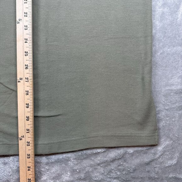 Duluth Trading Polo Men’s 2XL Green Cotton Solid Short Sleeve Button Up - Picture 6 of 7